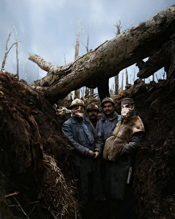 Редкие и интересные фотоматериалы с фронтов Первой Мировой Войны. 20 раскрашенных фотографий Историческое фото, Старое фото, Военная история, Солдаты, Первая мировая война, Колоризация, Длиннопост