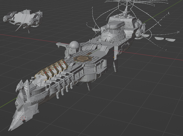 Модель уже порезана на части и подготовлена к печати