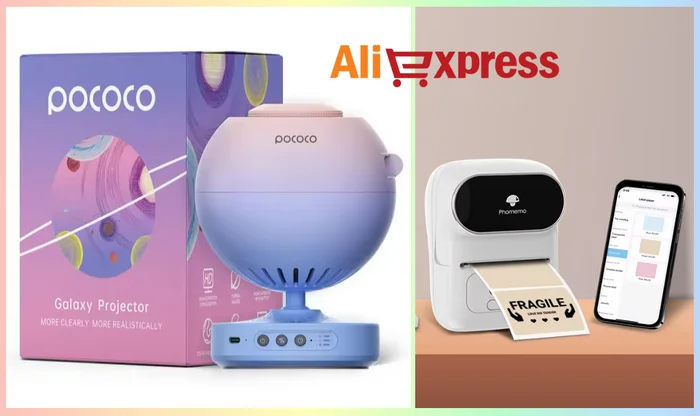 10 Unusual Solutions from AliExpress: From a Mini Printer to a Star Projector - My, Electronics, Products, Chinese goods, Convenience, AliExpress, Гаджеты, Video, Vertical video, Soundless, Longpost