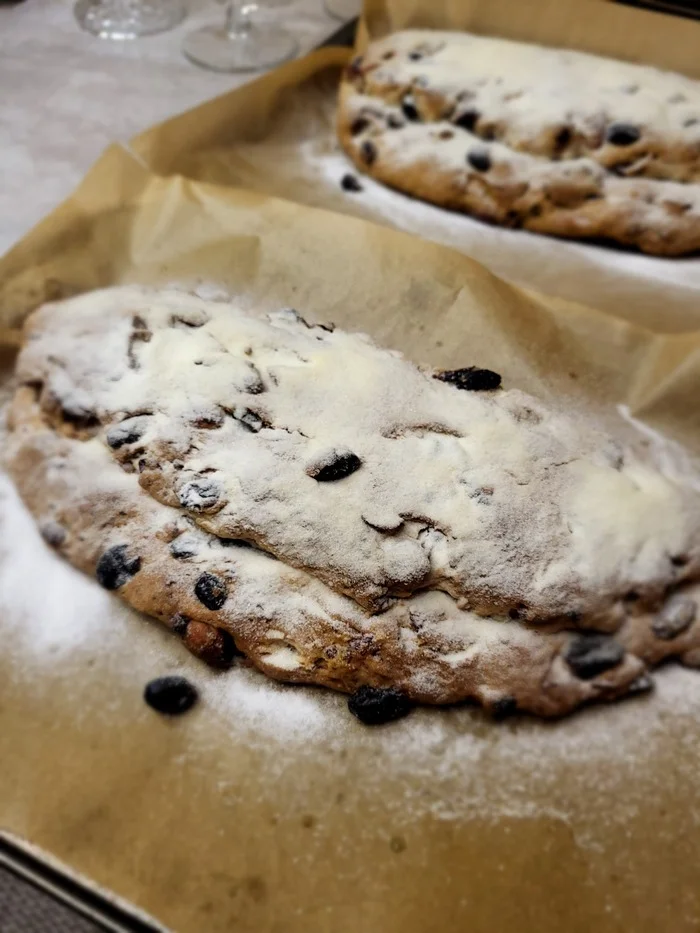 Curd Stollen - My, New Year, Recipe, Longpost