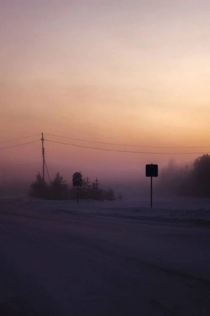 On a cold morning you can hear the crunch of snow - Winter, Its own atmosphere, The photo, Cosiness, Atmospheric, Morning, Russia, Telegram (link), Longpost