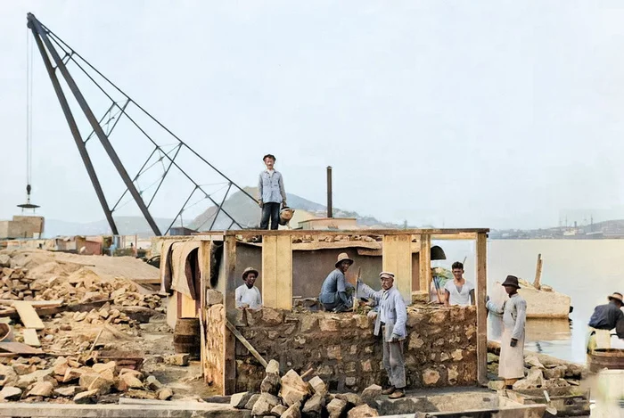 Удивительные и интересные фотографии Владивостока времен Дореволюционной России. 20 раскрашенных фотографий. Часть II Старое фото, Историческое фото, История города, Владивосток, Дальний Восток, 19 век, 20 век, Колоризация, Российская империя, Длиннопост