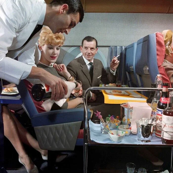 Living is good! And living well is even better! - Airplane, Alcohol, Cigarettes