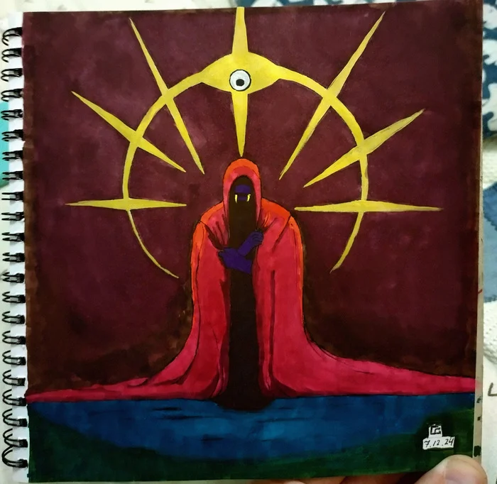 Messiah - My, Painting, Gudvinart, Alcohol markers, Furry, Longpost