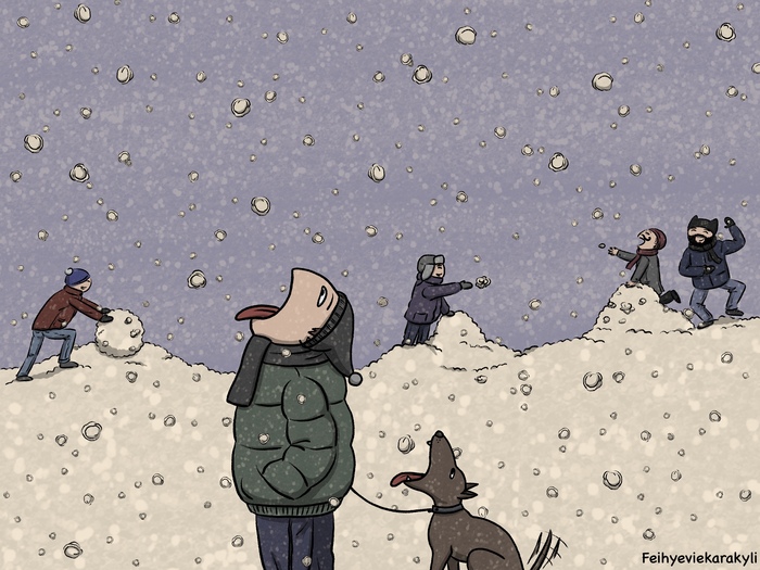 Мужицкий снег!