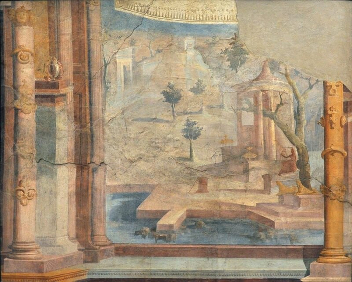 Фреска в храме Исиды, Помпеи