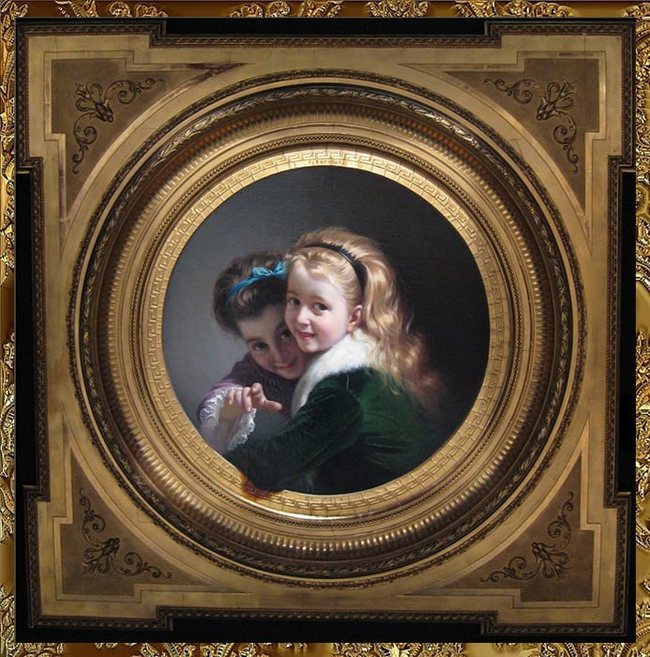 «Две смеющиеся девочки»