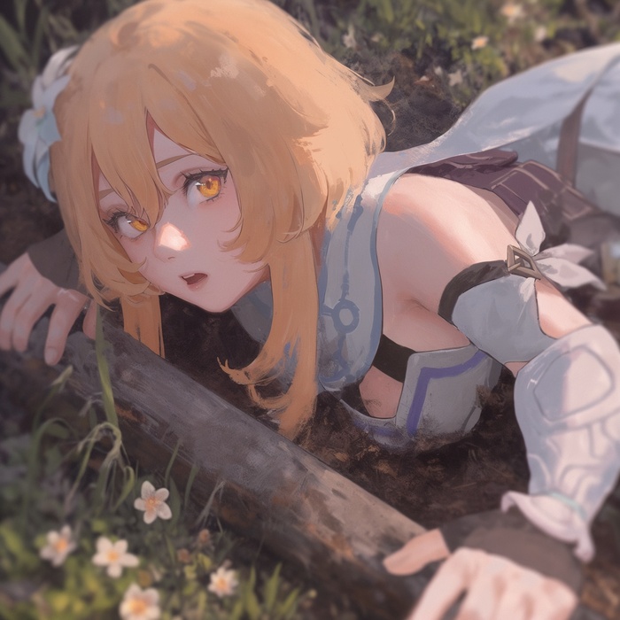 Неудачно споткнулась