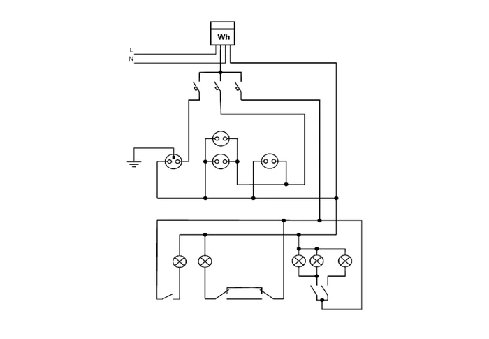 Help me draw a single-line diagram) - Question, Scheme