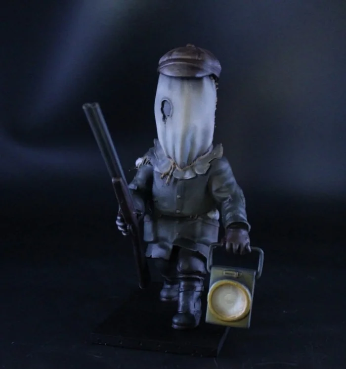 Hunter from Little Nightmares 2 - My, 3D печать, Painting miniatures, Painting, Little Nightmares, Games, Hunter, 3D modeling, Painting, Longpost