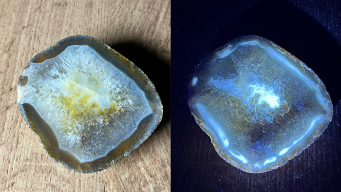 Сердоликовый агат с кварцевой жеодой