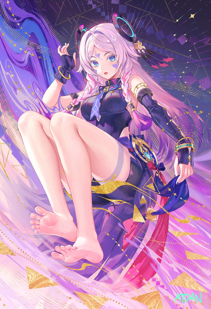 Citlali Anime Art, Genshin Impact, Citlali (Genshin Impact), Atdan