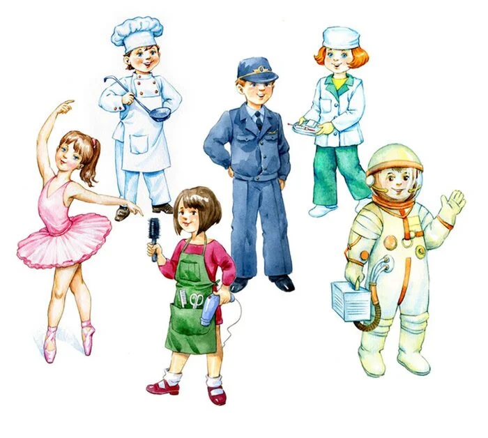 For children about professions. Songs about important things - Profession, Song, Notes, Music, Children, Kindergarten, Doe, Collection, Longpost