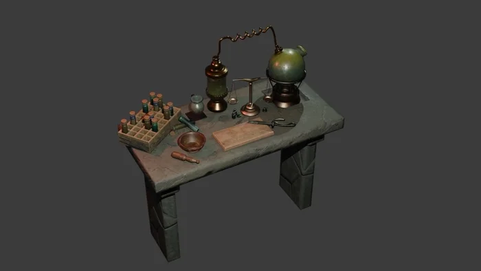 How does Jun know that he is ready to look for work in the studio? - My, 3D modeling, 3D, Props, Feedback, Beginner artist, Asset, Longpost