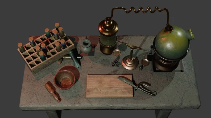 How does Jun know that he is ready to look for work in the studio? - My, 3D modeling, 3D, Props, Feedback, Beginner artist, Asset, Longpost