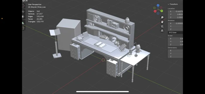 How does Jun know that he is ready to look for work in the studio? - My, 3D modeling, 3D, Props, Feedback, Beginner artist, Asset, Longpost