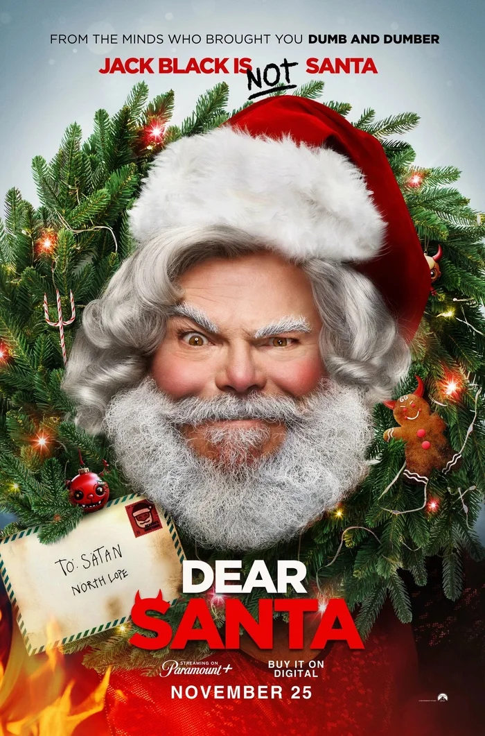 Movie Dear Santa (2024) (Rating 5.6) - Movies, Trailer, New films, Film and TV series news, Fantasy, Comedy, Jack Black, Keegan-Michael Key, Video, Cinema, Longpost