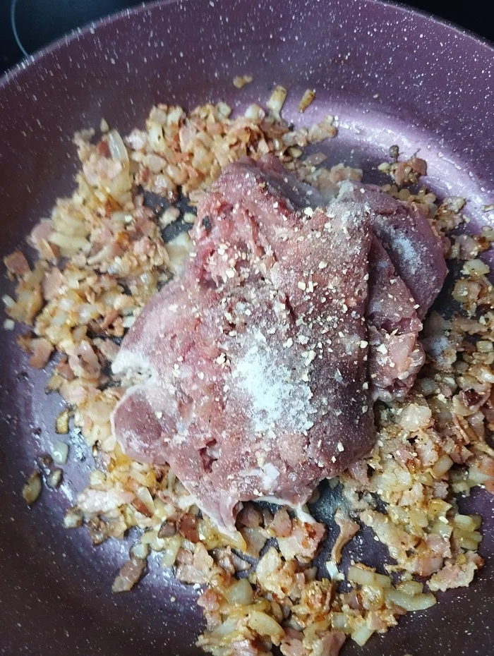 Пирог с бататом, фаршем и беконом Выпечка, Рецепт, Пирог, Песочное тесто, Батат, Бекон, Длиннопост, Еда, Приготовление