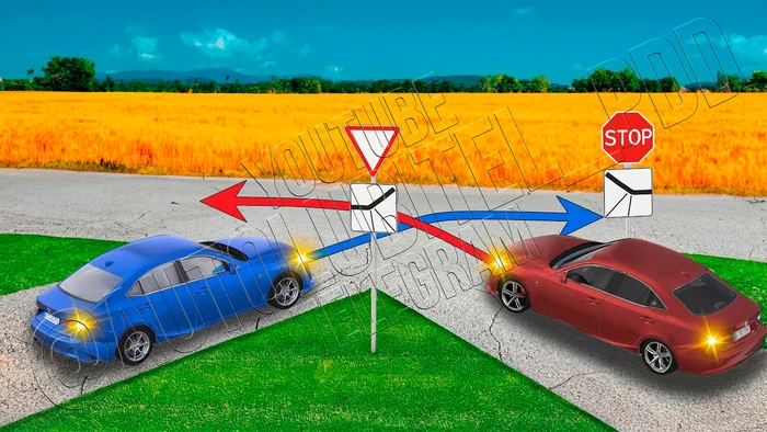 Who has the right of way at such an intersection? - My, Traffic rules, Gai, Driver, Rules, Auto