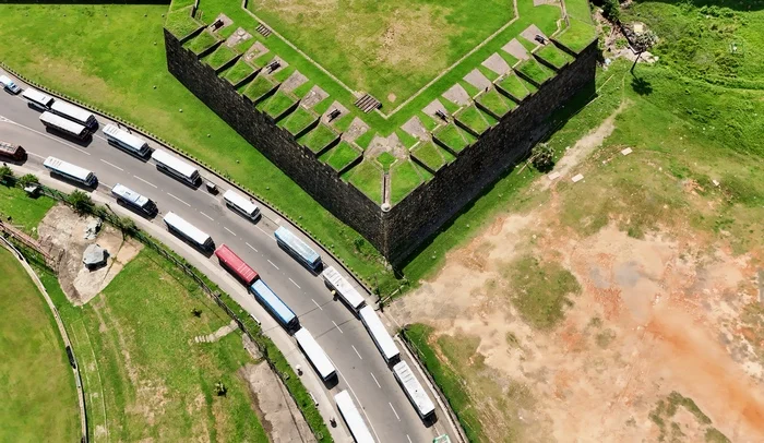 Bastion - My, Travels, The photo, Dji, Sri Lanka, Crystallization, Drive, Halle, Aerial photography, Fort, Quadcopter