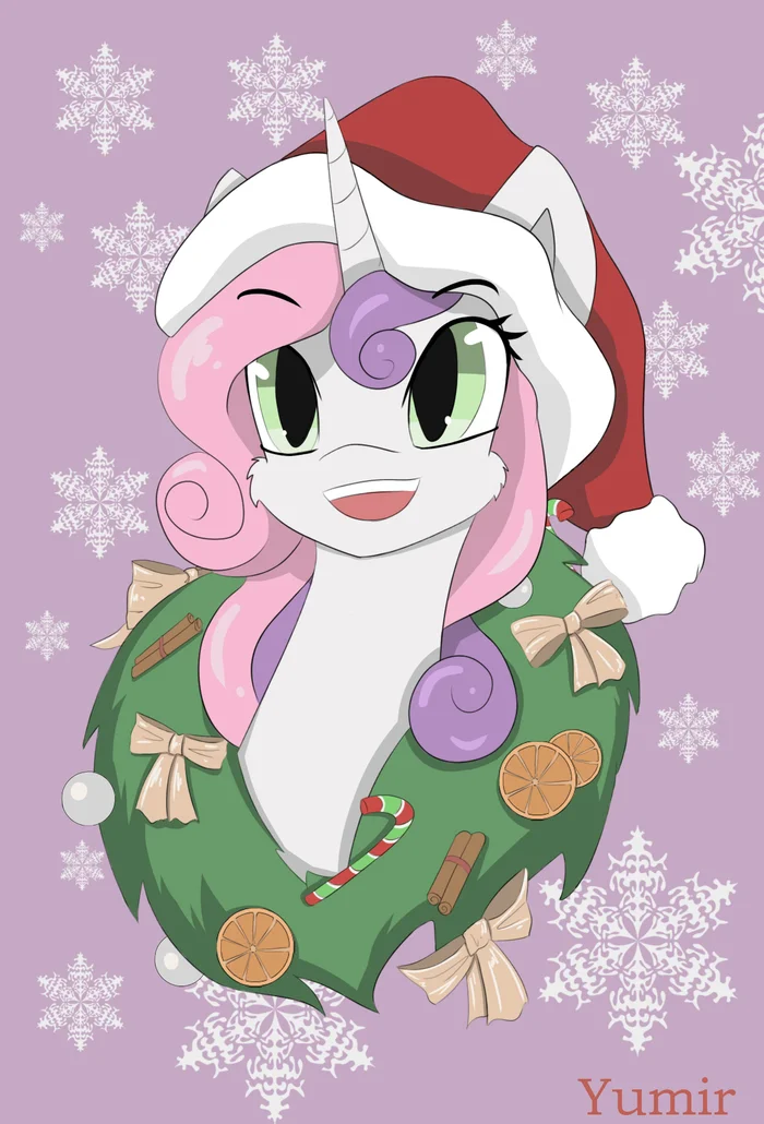 New Year's Yuchi! - My, Artist, Painting, Pony, My little pony