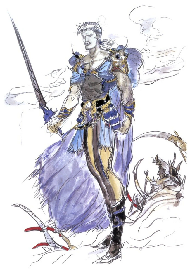 Post #12131992 - My, 1992, Final Fantasy, Square, Fantasy, Monster, Retro Games, Concept Art, Fantastic worlds, Longpost