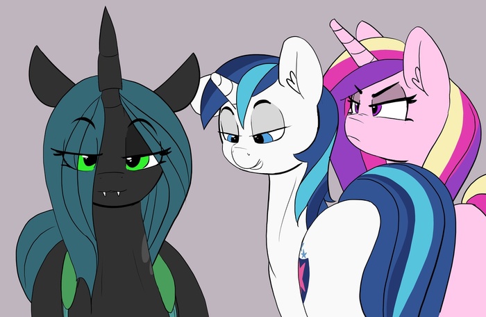        =) , , , , My Little Pony,  , , , , , Princess Cadance, Queen Chrysalis, Shining Armor, Changeling