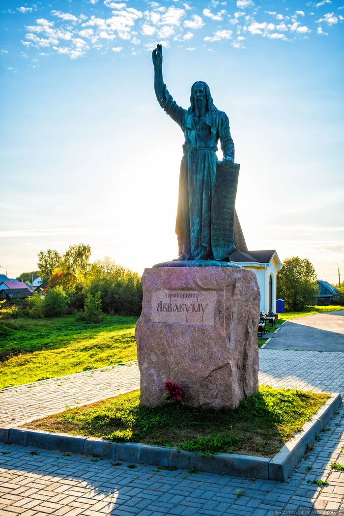 Where Archpriest Avvakum was born - My, Nizhny Novgorod Region, Sculpture, Church, Monument, Longpost