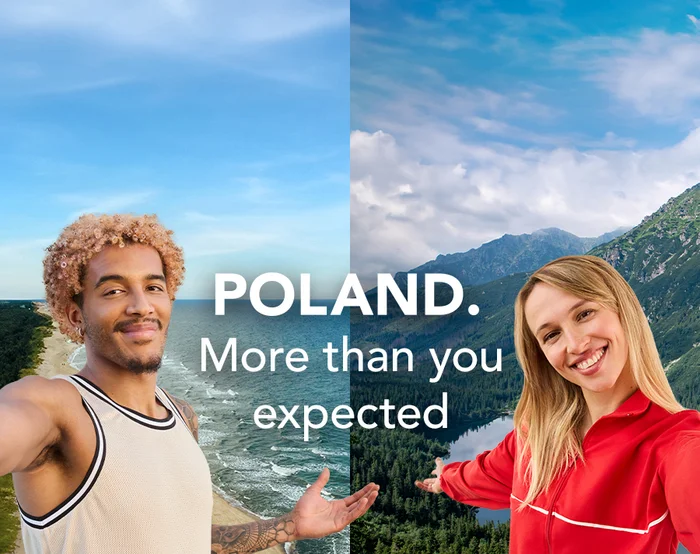 A Pole and a Polish woman invite to Poland - Advertising, Poland, Tolerance, I do not believe, Strange humor, Multiculturalism, Creative advertising