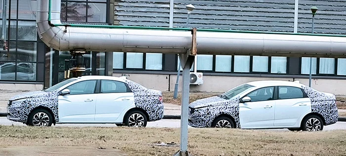 Two new LADA Vesta parked in AvtoVAZ parking lot - My, Parking, AvtoVAZ, Auto, The photo