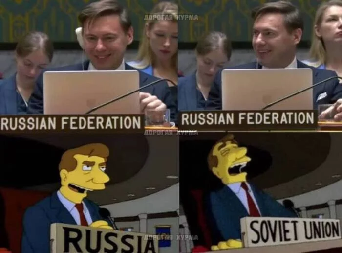 The Simpsons predicted this too - The Simpsons, UN, Politics, Meade, Russia, the USSR