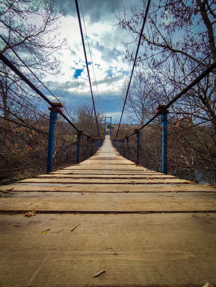 Fall 2023 - My, River, Rostov region, Autumn, Suspension bridge, Longpost, The photo