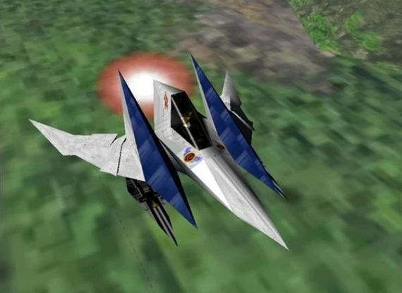 Истребитель Arwing из StarFox 64