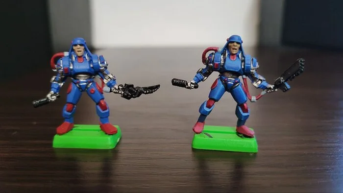 Armored infantry. Special cyber infantry part 8 - My, Board games, Painting, Painting miniatures, Painting, Miniature