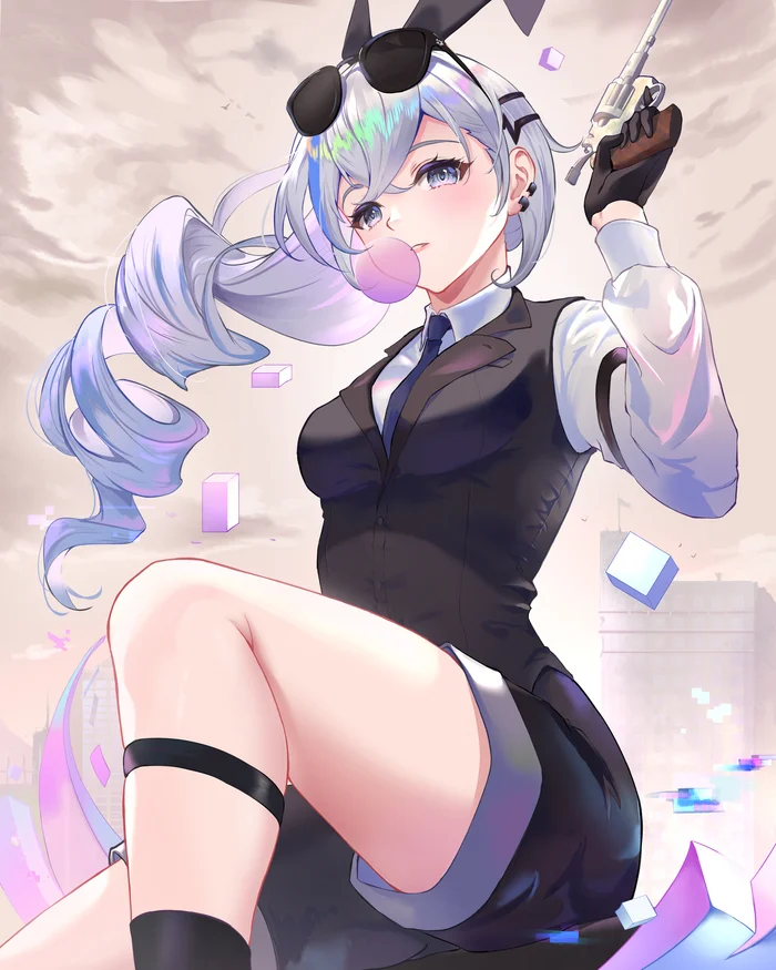 Agent Wolf - Anime, Anime art, Silver Wolf (Honkai: Star Rail), Honkai: Star Rail