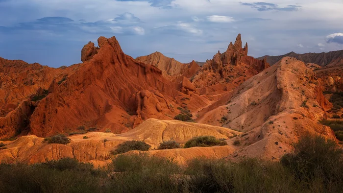 Issyk-Kul Tale - Canyon, Story, Kyrgyzstan, The photo, Beautiful view, Landscape, Sea buckthorn, Plants, wildlife