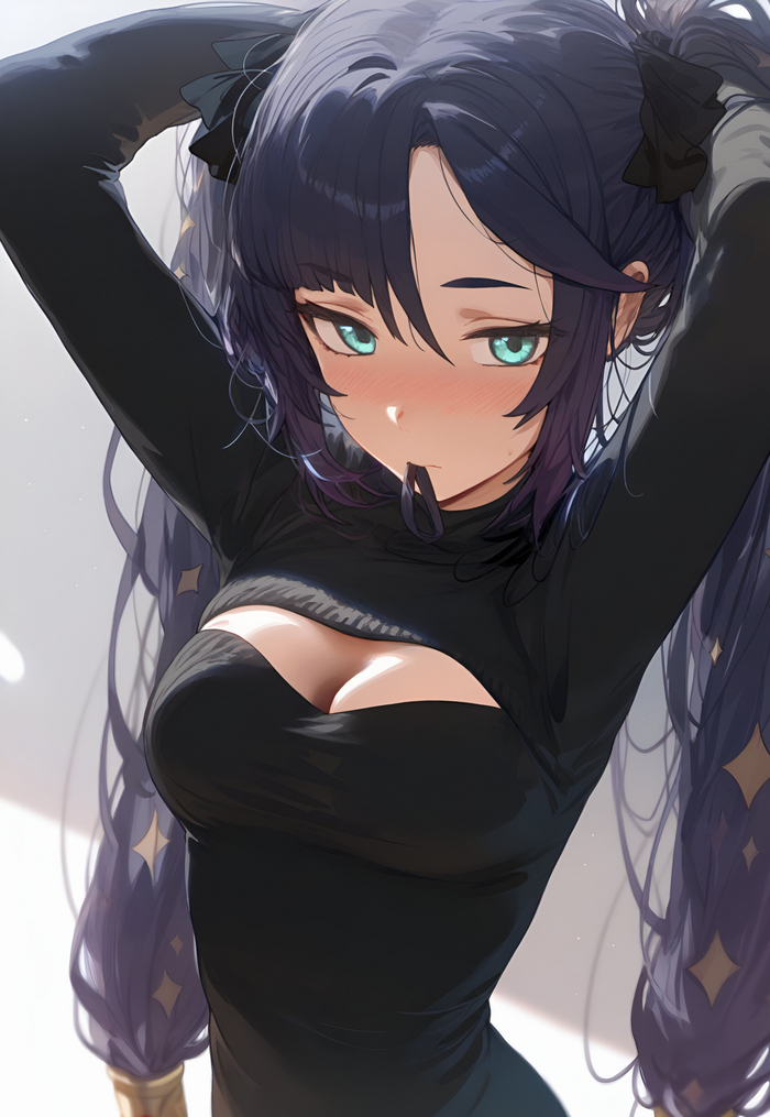 Mona Genshin Impact, Mona (Genshin Impact), , , , Anime Art, ,  , Hare_zzv