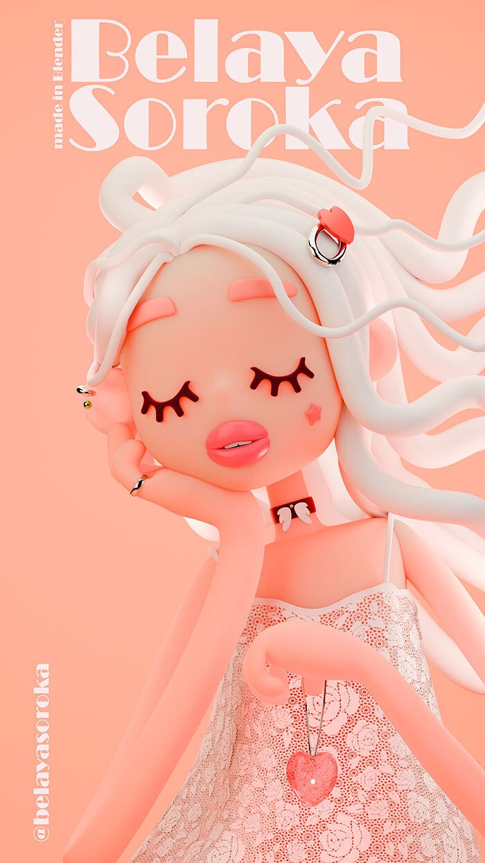 Возвращение на пикабу с 3D артом