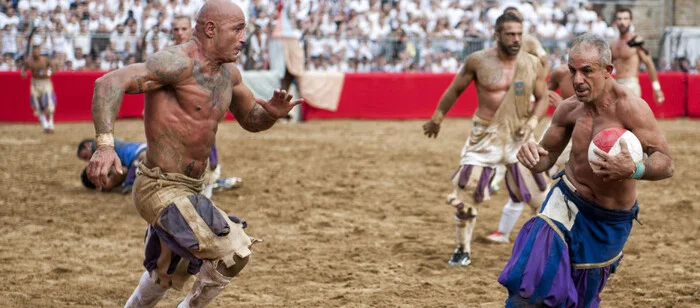 Football with fists - My, Florence, Middle Ages, Football, Rugby, Boxing, Injury, Traditions