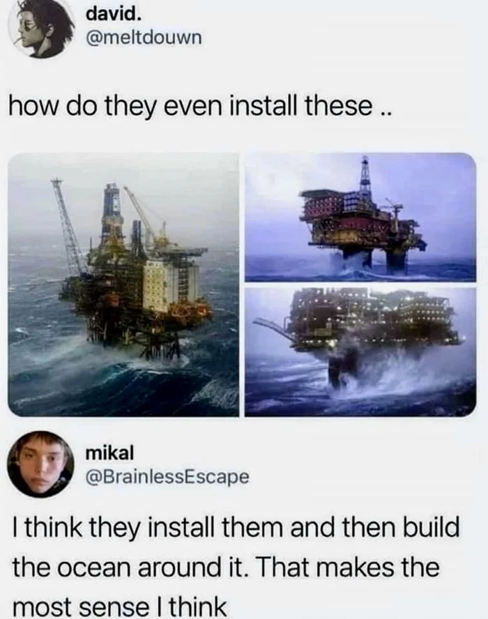 Explained - Screenshot, Twitter, Oil Platform, Comments