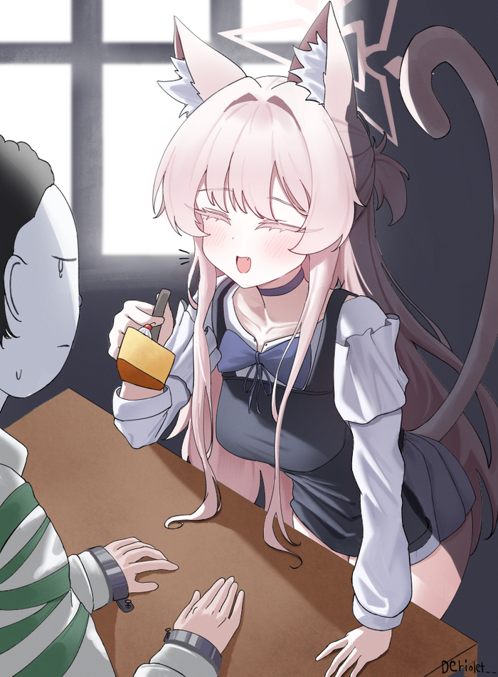   Anime Art, , Blue Archive, Kiyosumi Akira, Sensei (Blue Archive), Animal Ears, , 