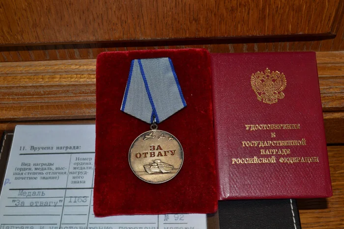 I'll show you the medal too :) - Medals, The Great Patriotic War, Special operation, Internet, Boasting, A wave of posts, Medals of the NWO, Medal for Bravery, From the network, Reward