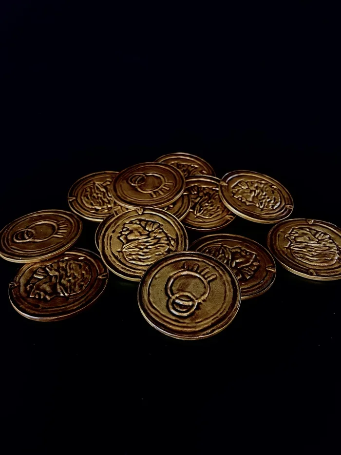 Coin | FEAR & HUNGER - My, 3D печать, Collection, 3D printer, Painting, Coin, Fear & Hunger