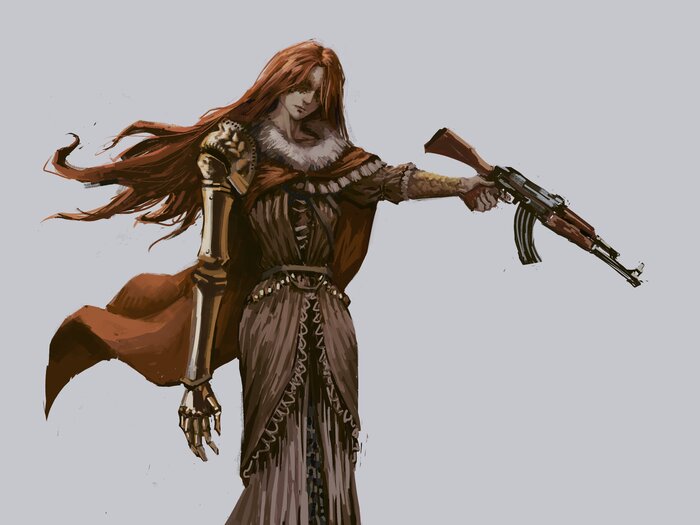 Огнестрел в Elden Ring