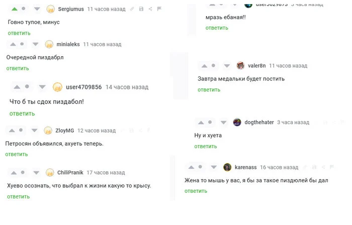 Holy shit, these Pikabush Pikabushniks)) - Text, Humor, Peekaboo, Kindness, Insult, Mat, Longpost