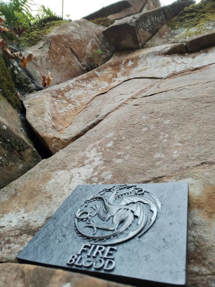 Сигил Таргариенов из Игры Престолов - Моё, 3D печать, 3D моделирование, Покраска, 3D принтер, 3D, Игра престолов, Сигил, Дракон, Таргариены, Дом дракона, Zbrush, 3DS max, Роспись, Крафт, Покраска миниатюр, Длиннопост