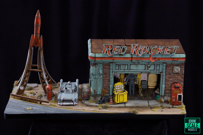   Fallout 4 Red Rocket Station 3D , ,  ,  , ,  , 3D , 3D , , Fallout, Fallout 4, Nuka Cola, Enclave, , 