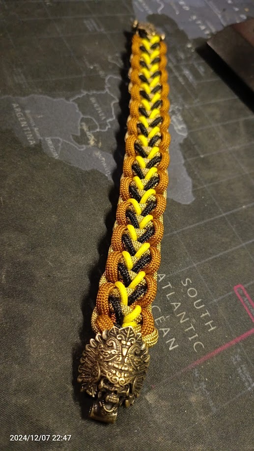 Post #12134067 - My, A bracelet, Decoration, Paracord, Needlework without process, Bijouterie, Friday tag is mine, Longpost