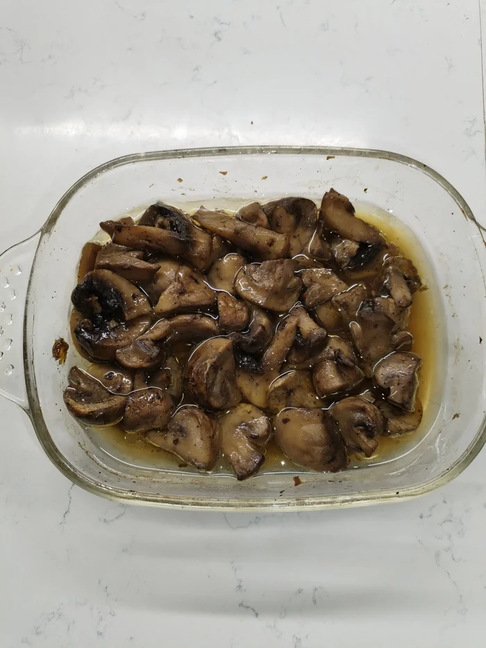 Post #12134058 - My, Champignon, Mushrooms, Food, Longpost, Oven, Mobile photography, Cooking