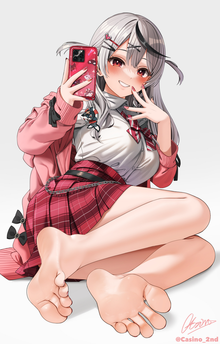 Sakamata Chloe Anime Art, , Hololive, Virtual YouTuber, Sakamata Chloe, , Casino ()